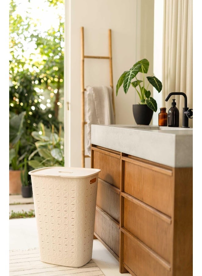 Curver CV SOFTEX HAMPER 56L WHITE - Image 4