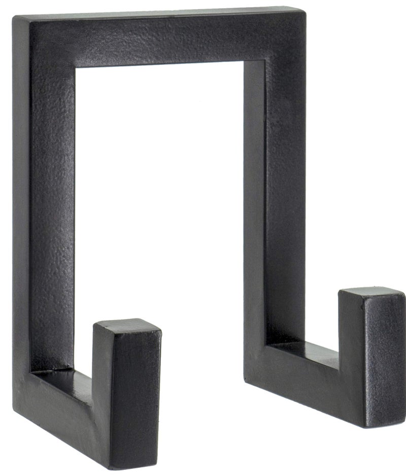 Red Co. 8â€ Tall Industrial-Style Metal Photo Frame Holder & Plate Display Stand Easel, Matte Black - Image 1