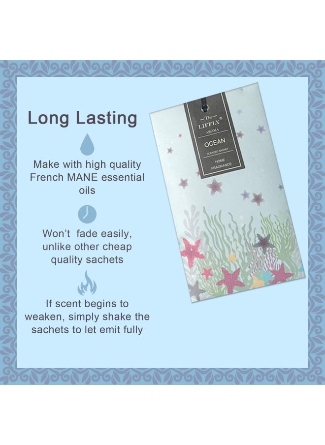 Liffly 14 Packs Scented Sachets For Drawers And Closets Lavender Rose Jasmine Ocean Vanilla Sandalwood 6 Scent 6 Different Scent - pzsku/Z07E0B65B9AAB3B4316ABZ/45/_/1720067105/adb46902-9c13-42f5-884a-e79452487108