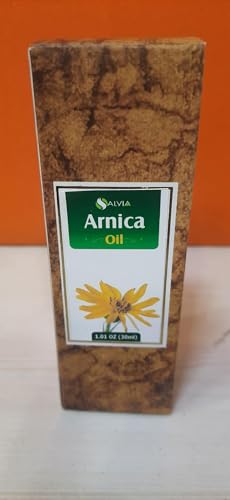 Salvia زيت الأرنيكا (أرنيكا مونتانا) العلاجي الأساسي من سالفيا زجاجة أمبر طبيعية غير مقطعة غير مخففة نقية مضغوطة على البارد زيت عطرية متميزة 30 مل (1.01 أونصة سائلة) - Image 4