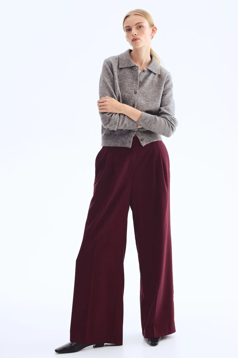 H&M Wide tailored trousers