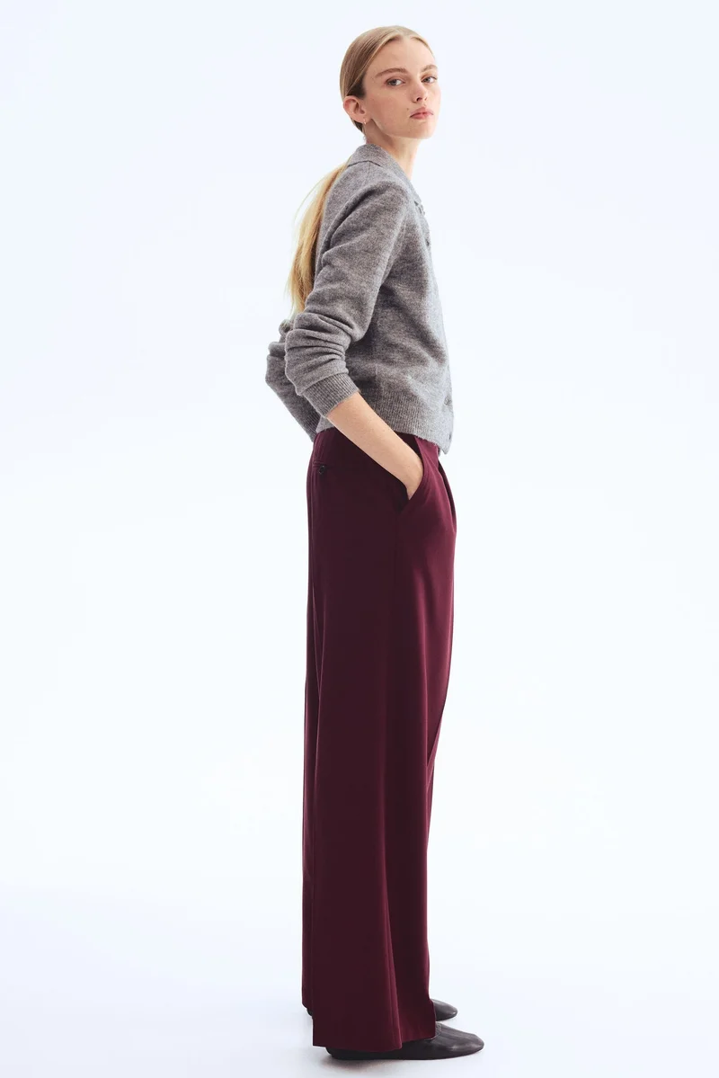 H&M Wide tailored trousers
