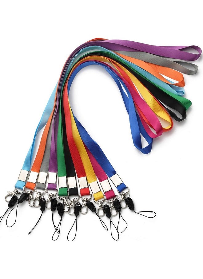 10 Pcs Lanyard Neck Office Lanyards For Id Badges Holder 10 Colors Cruise Lanyard For Id Card Badges Holders Key Kids Id Name Badge Keys - pzsku/Z07E0D8621E3B44CF79D6Z/45/_/1720701988/08eb8f20-2047-4427-af73-1f9d1f47b769