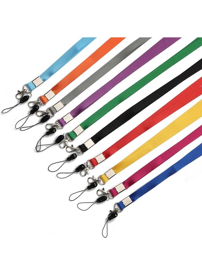 10 Pcs Lanyard Neck Office Lanyards For Id Badges Holder 10 Colors Cruise Lanyard For Id Card Badges Holders Key Kids Id Name Badge Keys - pzsku/Z07E0D8621E3B44CF79D6Z/45/_/1720701991/948c9a21-657f-436b-a960-1cccf8139ed4