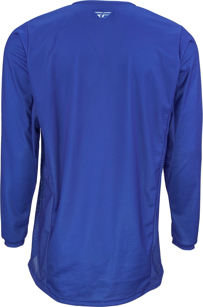 Fly Racing 2022 Adult Kinetic Fuel Jersey (Blue/White, X-Large) - Image 2