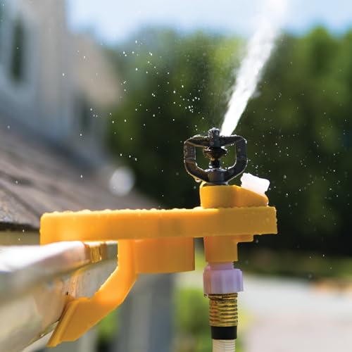 WASP Wildfire Protection Full Kit - 2 Roof Sprinklers with Gutter, Wall, or Fence Mounting, & 50 Feet of Hose - Soaks Rooftop and Surrounding Area for Outdoor Fire Protection - Image 2