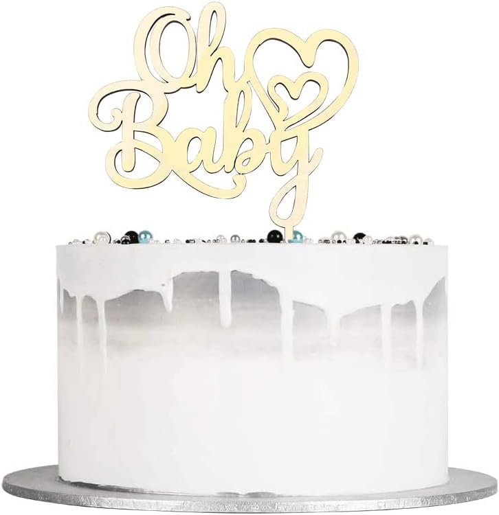 TPGP SABAN Oh Baby Cake Topper for Baby Showers and Birthday Parties - Image 1