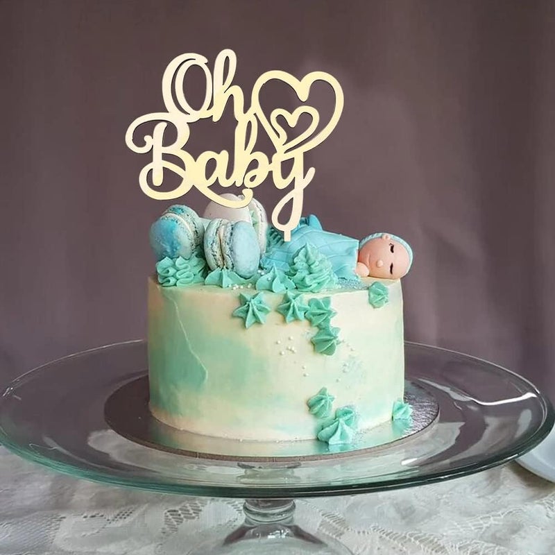 TPGP SABAN Oh Baby Cake Topper for Baby Showers and Birthday Parties - Image 4