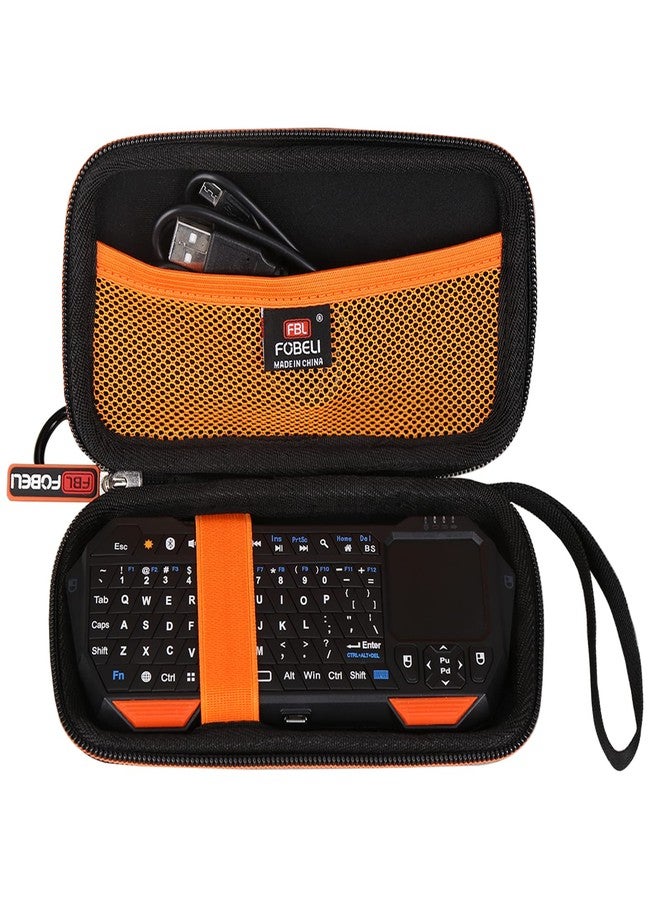 FBLFOBELI EVA Hard Carrying Case Compatible with Fosmon Mini Bluetooth Keyboard QWERTY Keypad, Portable Travel Storage Bag (Case Only) - Image 2
