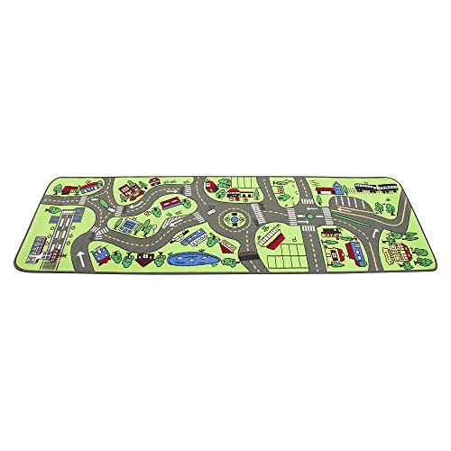 Children's Factory Learning Carpets Giant Road LC124, White - Image 1