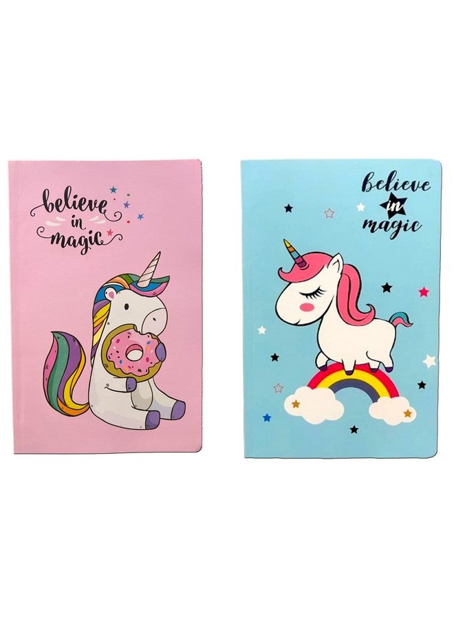 مجموعة جيادا من دفترين مثاليين بحجم A5 بتصميم يونيكورن - تصميمان - 100