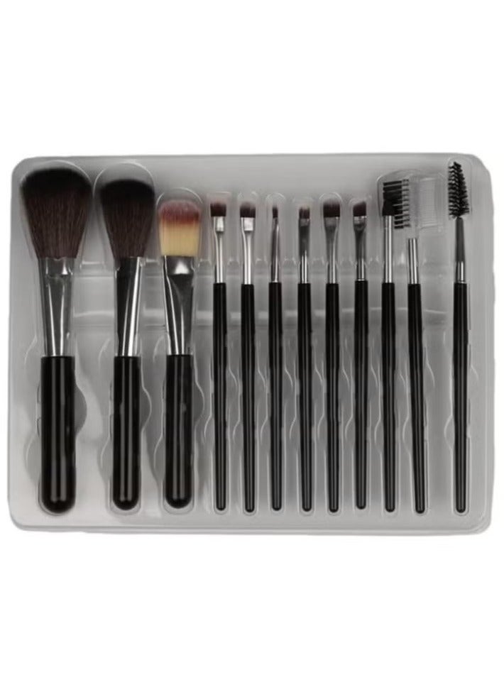 Huda مجموعة فرش المكياج تحتوي على 12 فرشاة - Image 2