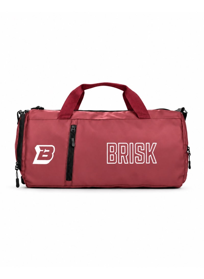 BRISK Unisex Waterproof Gym Duffel Bag â€“ Stylish Printed Design, Perfect For Sports & Travel - Image 1
