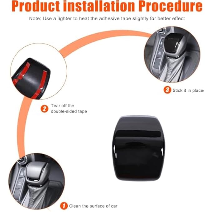 ريحني غطاء مقبض ناقل الحركة متوافق مع تويوتا لاند كروزر برادو 250 J250 LC250 2024 2025 ملحقات ABS مقبض ناقل الحركة غطاء مقبض ناقل الحركة 1 قطعة بيانو أسود - Image 5