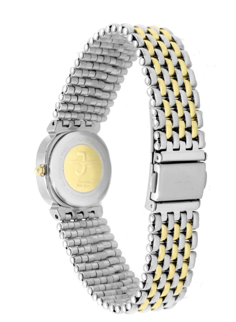 JOVIAL  5025 LTMQ 02 N ,  Fashion Watch,  Stainless steel , 24mm, Grey Dial, Push button Clasp - Image 3