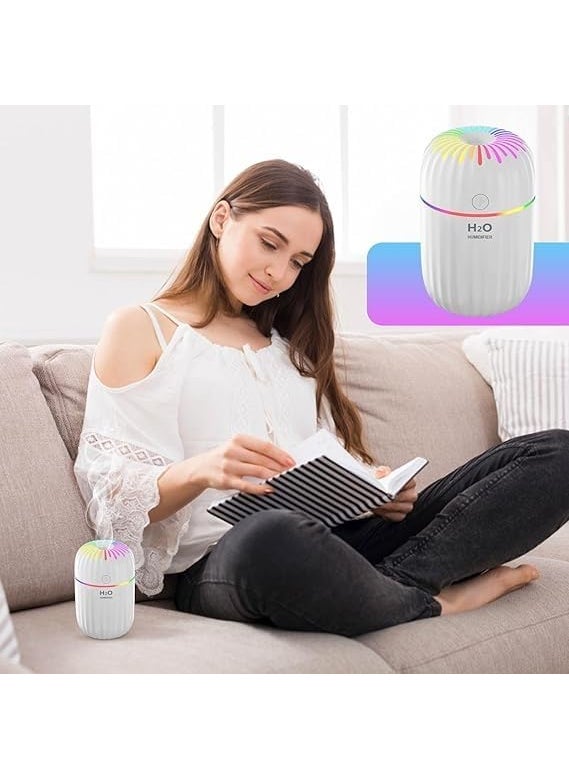 KIRIADA KIRIADA Cool Mist Humidifier for Room MoistureAroma Diffuser Air Humidifier filter Ultrasonic Home Colorful Ambient Lighting usb Essential Oil Electric Essential car office Desktop MultiColour  - Image 4