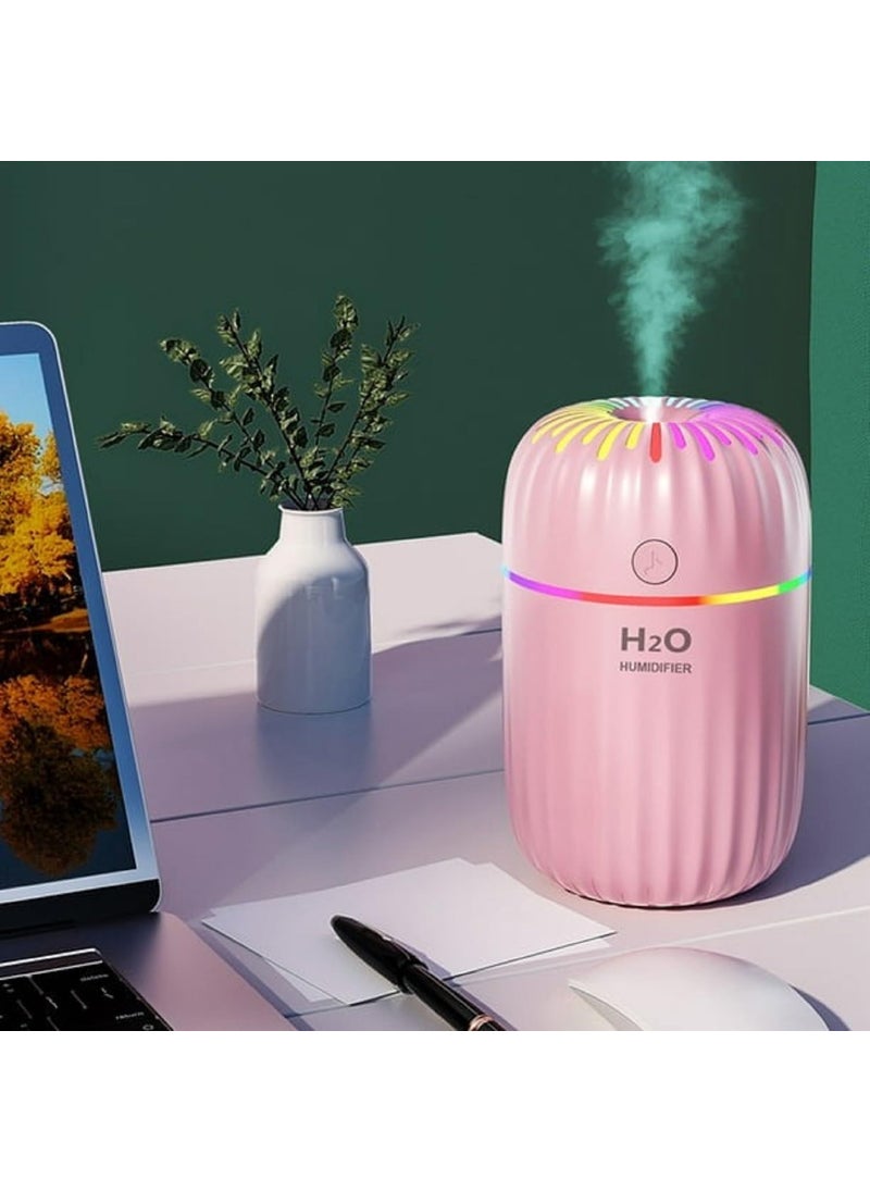 KIRIADA KIRIADA Cool Mist Humidifier for Room MoistureAroma Diffuser Air Humidifier filter Ultrasonic Home Colorful Ambient Lighting usb Essential Oil Electric Essential car office Desktop MultiColour  - Image 2