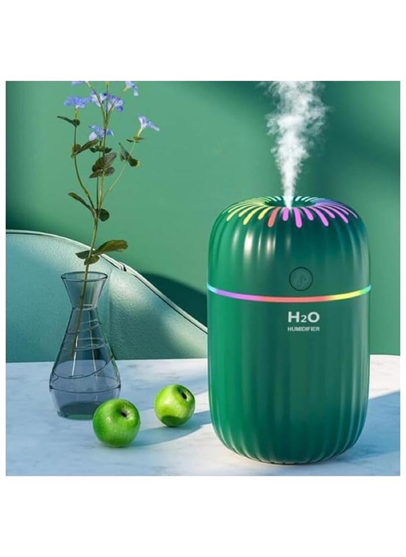 KIRIADA KIRIADA Cool Mist Humidifier for Room MoistureAroma Diffuser Air Humidifier filter Ultrasonic Home Colorful Ambient Lighting usb Essential Oil Electric Essential car office Desktop MultiColour  - Image 3
