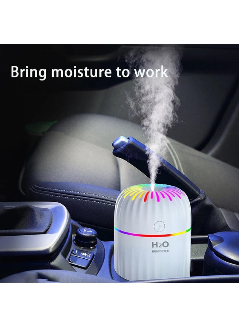KIRIADA KIRIADA Cool Mist Humidifier for Room MoistureAroma Diffuser Air Humidifier filter Ultrasonic Home Colorful Ambient Lighting usb Essential Oil Electric Essential car office Desktop MultiColour  - Image 5