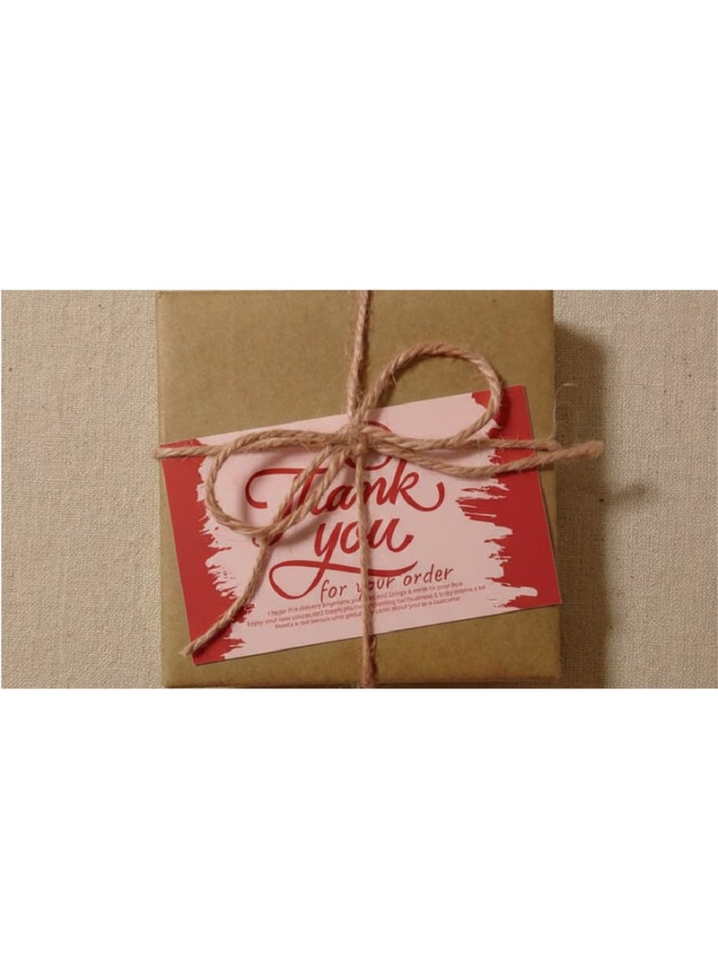 Luxury Thank You Cards Set – 100 Premium Cards – 5×9 cm – High-Quality Finish - Image 3