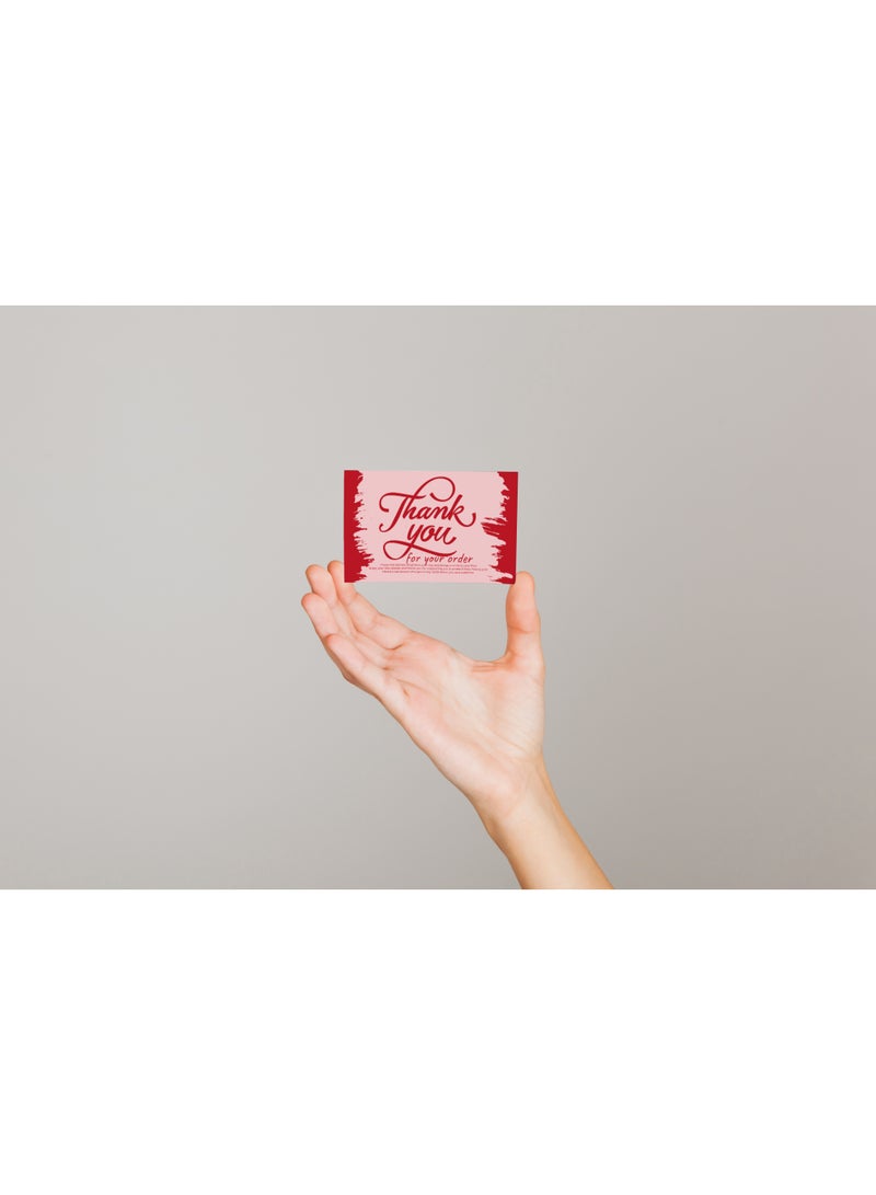 Luxury Thank You Cards Set – 100 Premium Cards – 5×9 cm – High-Quality Finish - Image 4