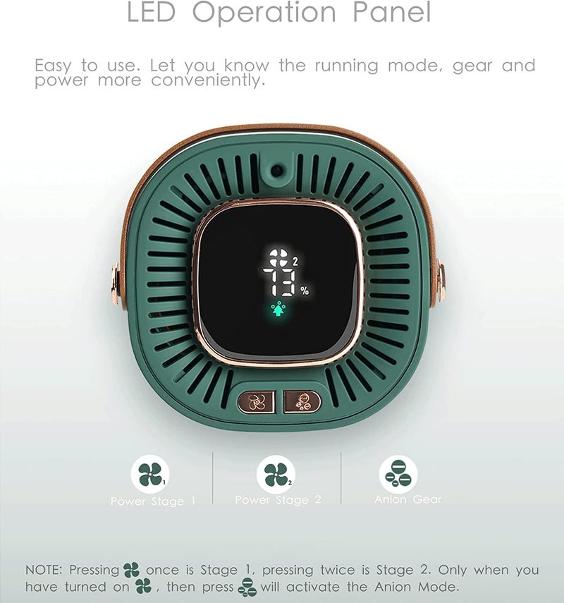 VeeDee Portable Air Purifier H13 True HEPA Filter Cleans Air Helps Remove Dust Pet Dander Pollen for Home Eliminates Smoke More Ideal for Traveling Home Office and Car Multicolor - Image 5