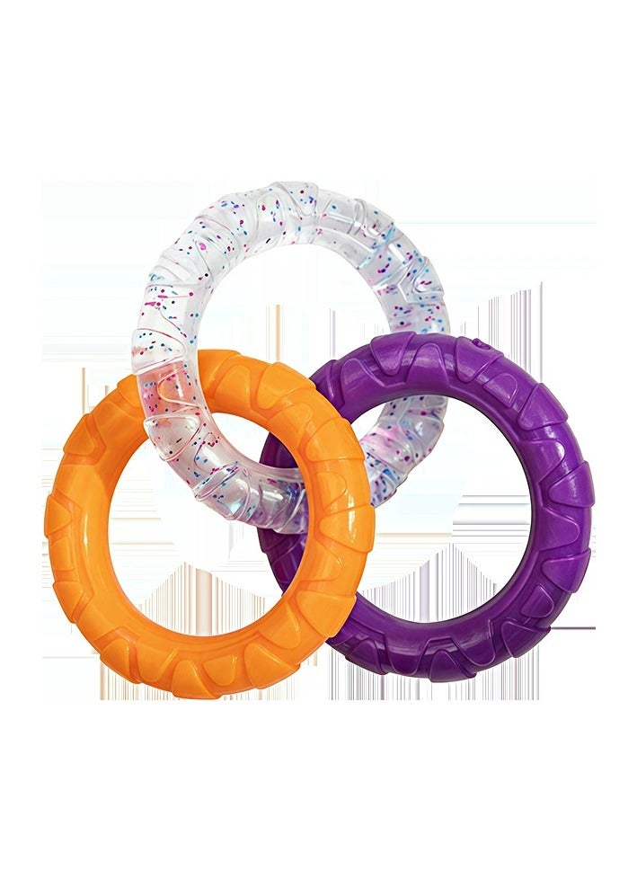 Goolsky Dog Pull - ring Toys: Fun Training and Teeth - grinding Companions for Small and Large Dogs  - Image 1