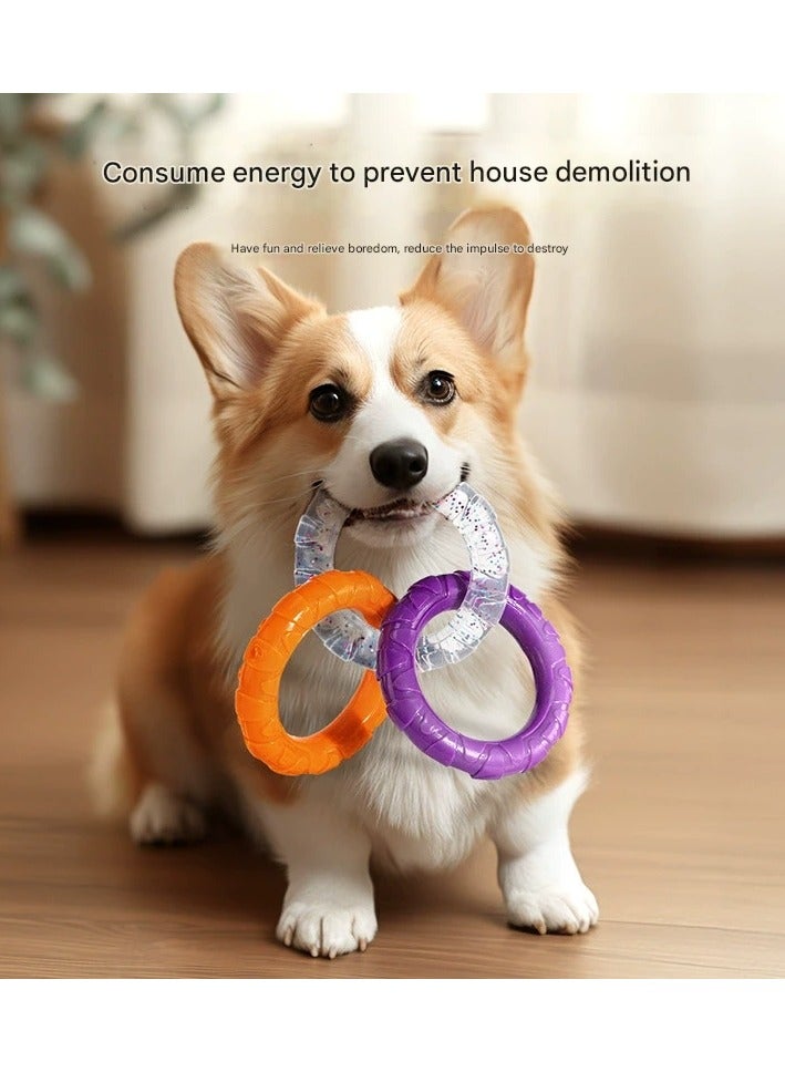 Goolsky Dog Pull - ring Toys: Fun Training and Teeth - grinding Companions for Small and Large Dogs  - Image 4