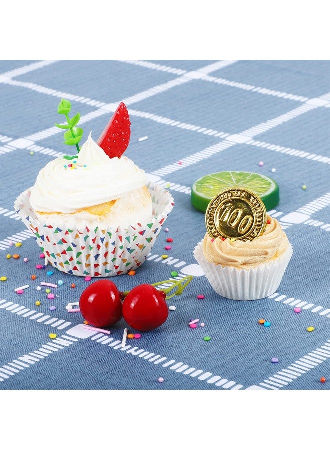 Caperci 500 Count Mini Cupcake Liners White Muffin Liners Greaseproof No Smell Small Cupcake Wrappers Baking Cups - Image 4