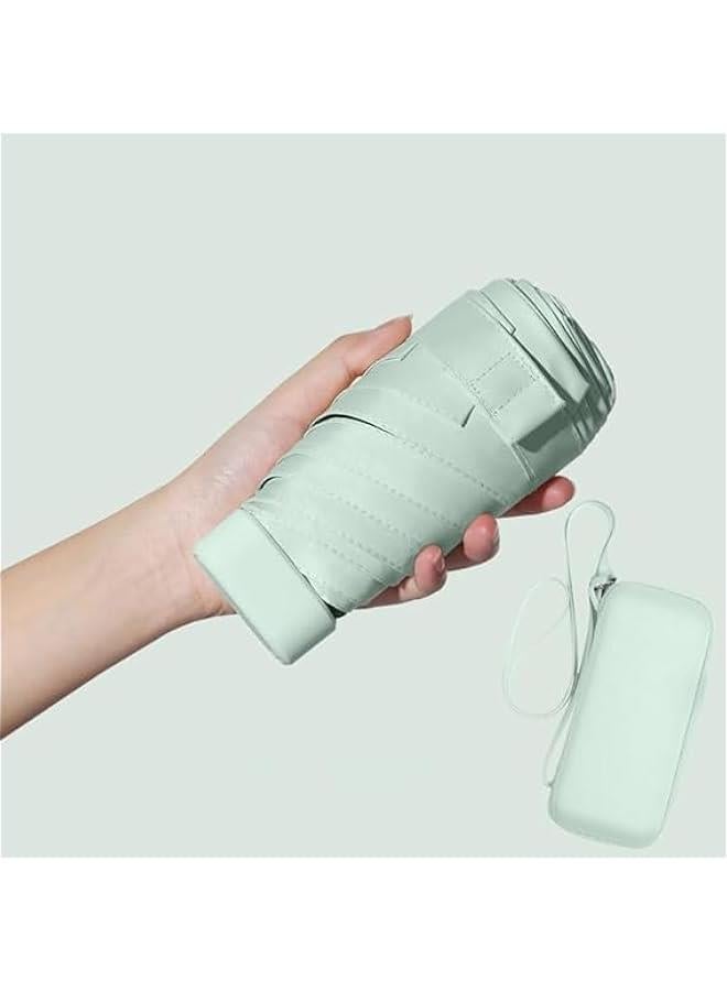 HOOKOR Small Sun Protection Umbrella,UPF 50+, Mini Travel Umbrella UV Protection Sun 99%,Sunscreen Sun Umbrella Women's Sun and Rain dual-use Folding umbrella - Image 4