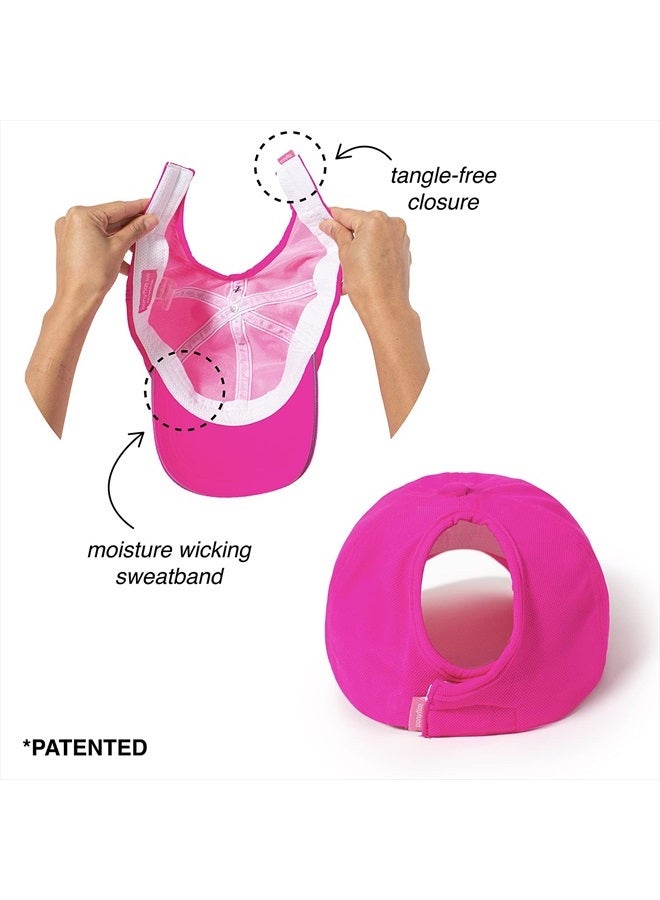 Ponyflo Original Kids Active Ponytail and Messy Bun Pony Cap with Full Back Opening - Image 3