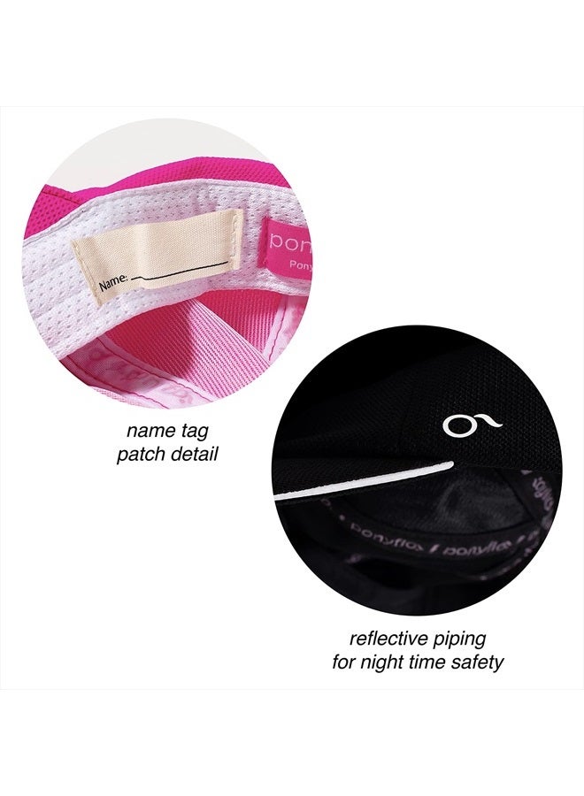 Ponyflo Original Kids Active Ponytail and Messy Bun Pony Cap with Full Back Opening - Image 4