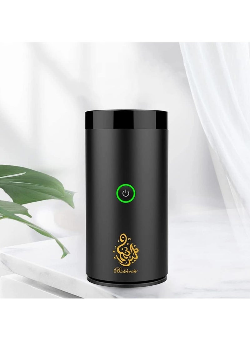بخون مبخرة كهربائية صغيرة محمولة مزودة بمنفذ يو اي بي نافث للروائح العربية حامل بخور قابل لإعادة الشحن مبخرة تزيين منزلي - Image 2
