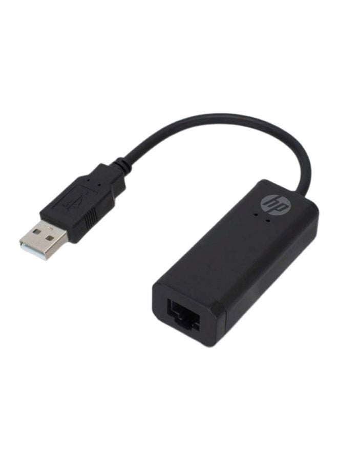 HP USB-A TO RJ45 adapter Black - Image 1