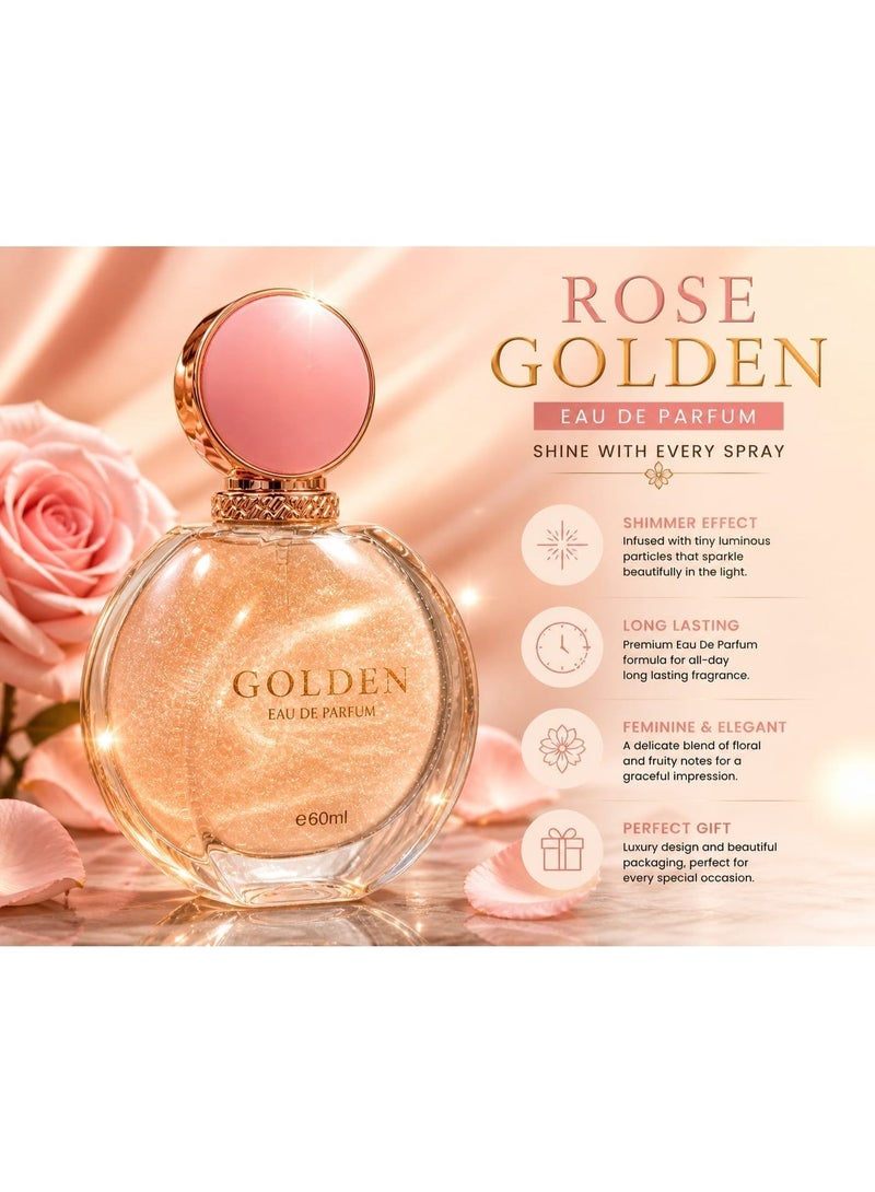 Influence Germany ROSE GOLDEN Eau de Parfum - 60ML - Image 5