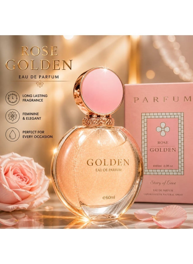 Influence Germany ROSE GOLDEN Eau de Parfum - 60ML - Image 3