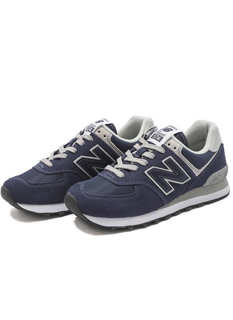 New Balance حذاء رياضي 574 منخفض الرقبة، كحلي/رمادي  - Image 4