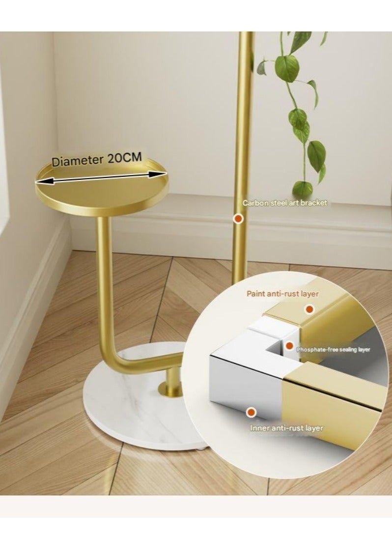 WALALLA 2-Tier Tall Indoor Plant Stand, Modern Plant Shelf for Houseplants, Corner Plant Stand, Shelf for Living Room, Bedroom, Patio Decoration - Image 4