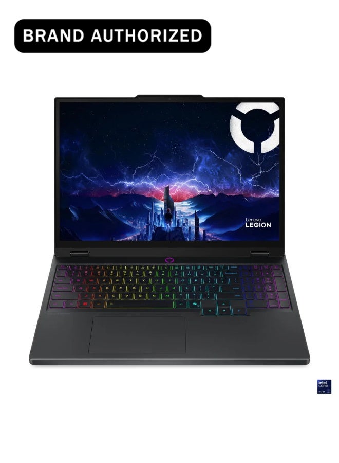 لينوفو ليجيون 5 15IRX10 لابتوب ألعاب، معالج إنتل كور i7-13650HX، 32 جيجابايت رام، 1 تيرابايت SSD، 8 جيجابايت RTX 5060، شاشة 15.3" WUXGA 165Hz، ويندوز 11 هوم، بإضاءة خلفية، إيكلبس بلاك، ضمان لمدة 2 سنة | 83LY00N3AX لوحة مفاتيح إنجليزية/عربية - Image 1