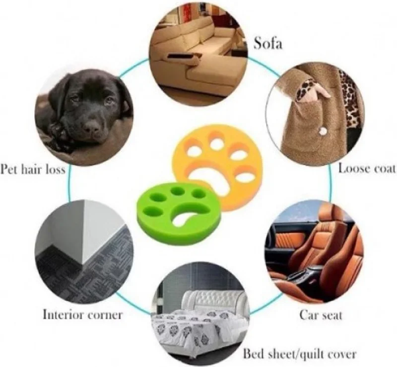Mobee Paw Shaped Washable Dust & Lint Collector