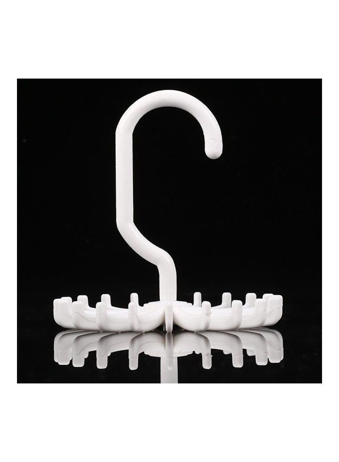 NIBEMINENT Rotating And Adjustable Tie Hanger White 11 x 1centimeter - Image 3