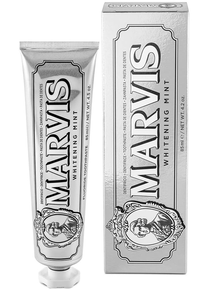 Marvis - Marvis Aquatic Mint 85 ml And Marvis Whitening Toothpaste Mint 85ml - Image 1