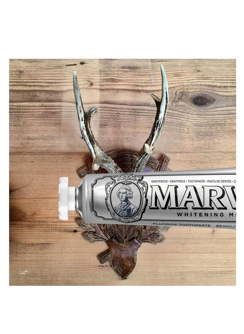 Marvis - Marvis Aquatic Mint 85 ml And Marvis Whitening Toothpaste Mint 85ml - Image 1