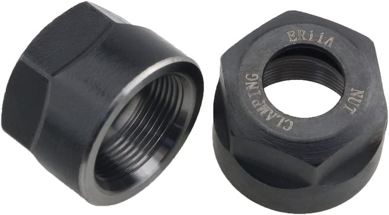 كلاراكو صواميل تثبيت كوليت M14 من Klarako مكونة من 4 قطع، صواميل تثبيت كوليت سداسية من خيط M14 لحامل ظرف الطحن CNC في المخرطة - Image 4