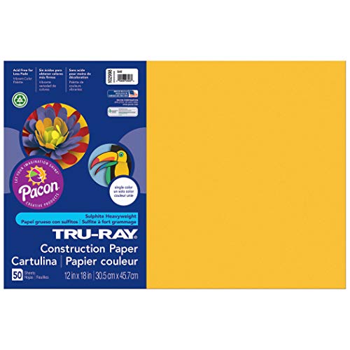 TRU-RAY ورق بناء TruRay ذهبي 12 × 18 50 ورقة لكل عبوة 5 عبوات - Image 5