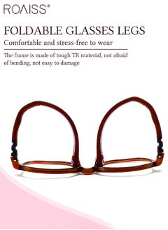 roaiss Kids Blue Light Blocking Glasses, Anti Eyestrain Computer Glasses, Gaming Eyewear UV400 Protection with Light Weight TR90 Frame for Boys Girls and Children Age 3-12, Red  - Image 5
