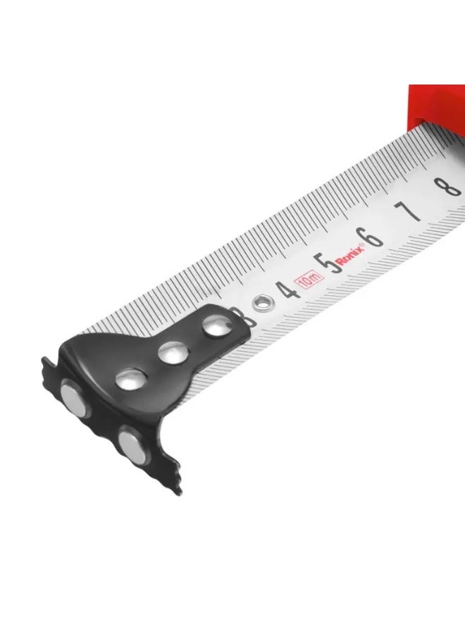 رونيكس متر قياس 10م رونيكس RH-9016 – تصميم متين ودقة عالية لاحتياجاتك اليومية - Image 2