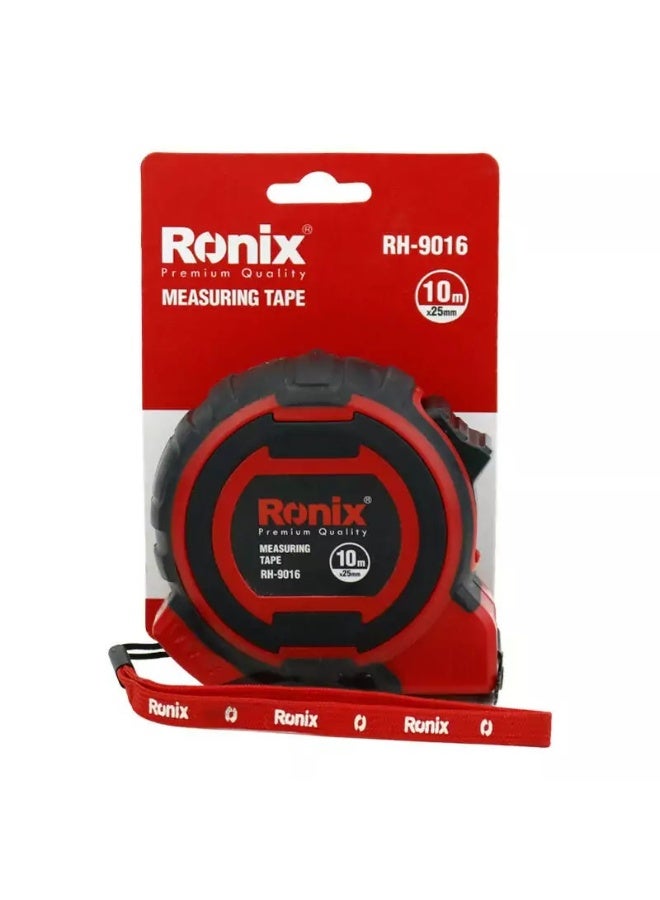 رونيكس متر قياس 10م رونيكس RH-9016 – تصميم متين ودقة عالية لاحتياجاتك اليومية - Image 4