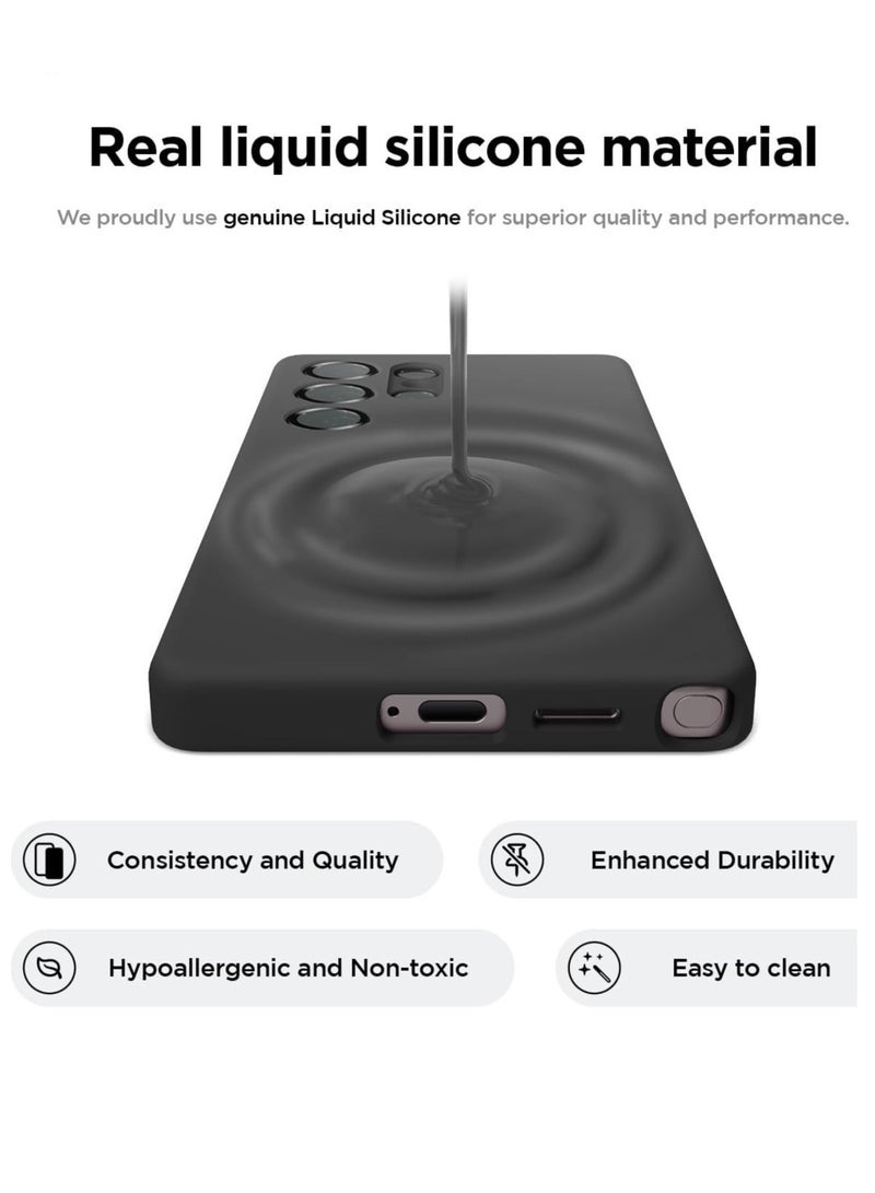BORTONY Samsung S25 Ultra Case Liquid Soft Silicone Gel Rubber Galaxy S25 Ultra Cover Anti Scratch Shockprrof Protective Case for Samsung Galaxy S25 Ultra 6.8 Inch - Image 5