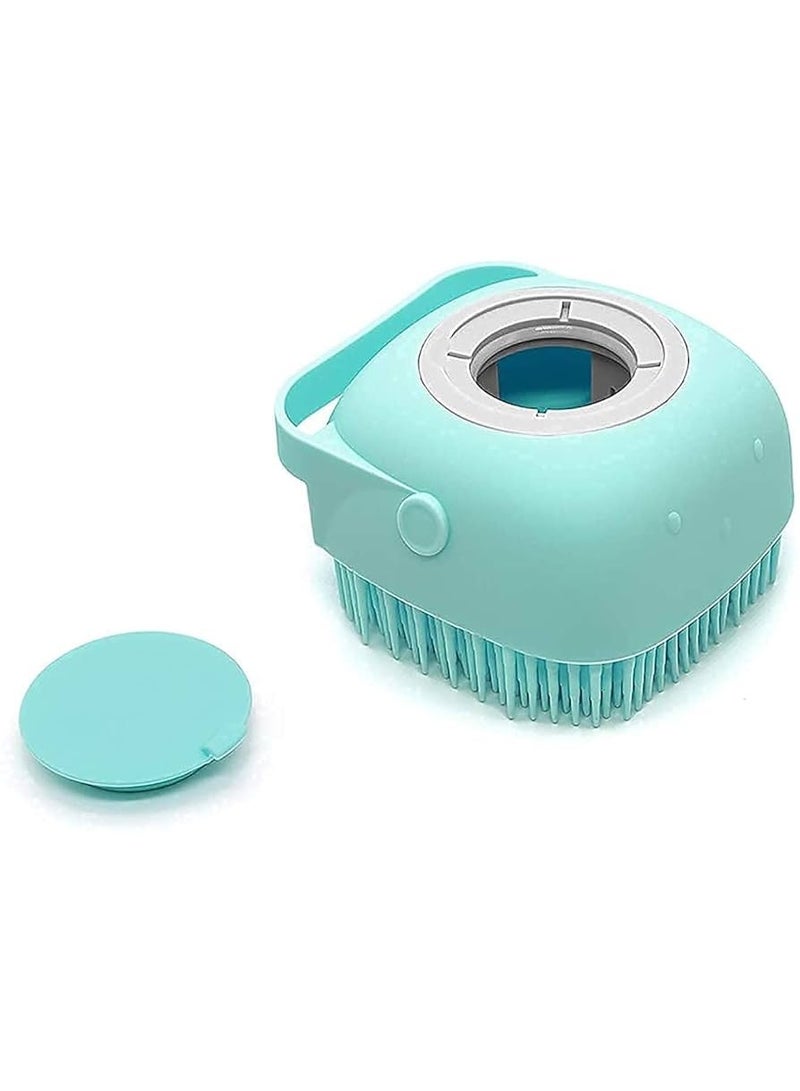 Silicone Body Brush Shower Scrubber With Shower Gel Dispenser Function Soft Bath Massage Exfoliating Cleaning - Image 2